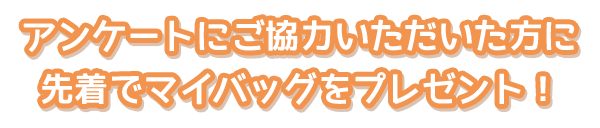 アンケートに答える